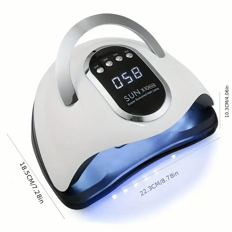 Custom Logo LED Nail Lamps Portable Auto Sensor Gel Nail Polish Dryer Lamp 220W uv Nail Lamps