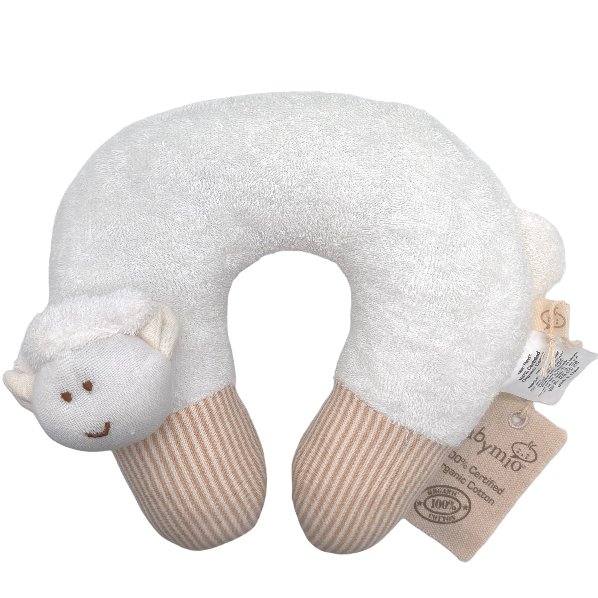 New C shape nursing pillow for baby breastfeeding multi-functional feeding pillow with positioning tray to support baby head