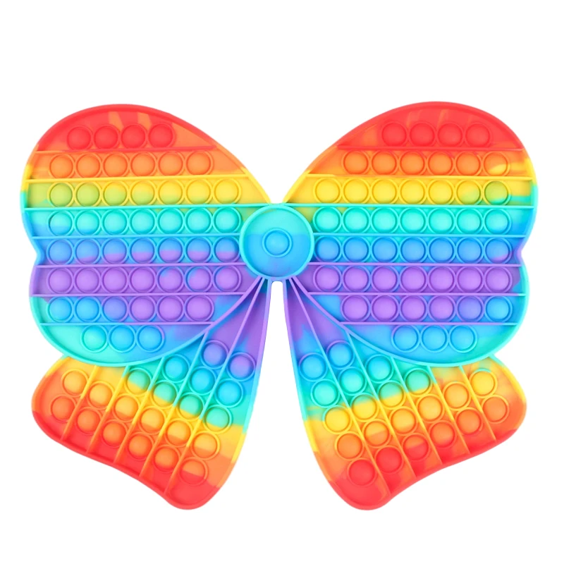 silicone multiplication number sensory push bubble fidget toy rainbow giant jumbo big large size toy for kids,adults
