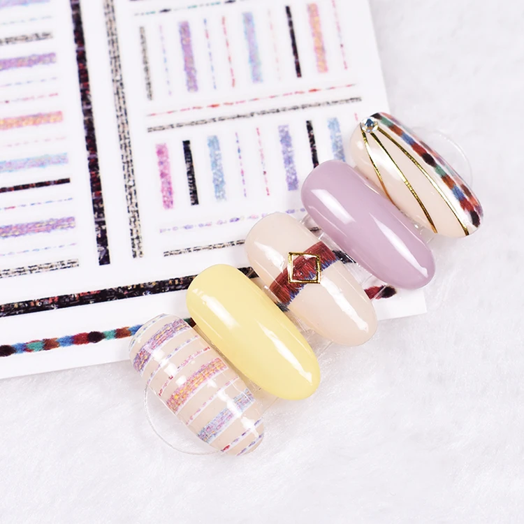 
Snake Print nail art stickers decorations Wholesale stickers for nail art Colorful art nail sticker 