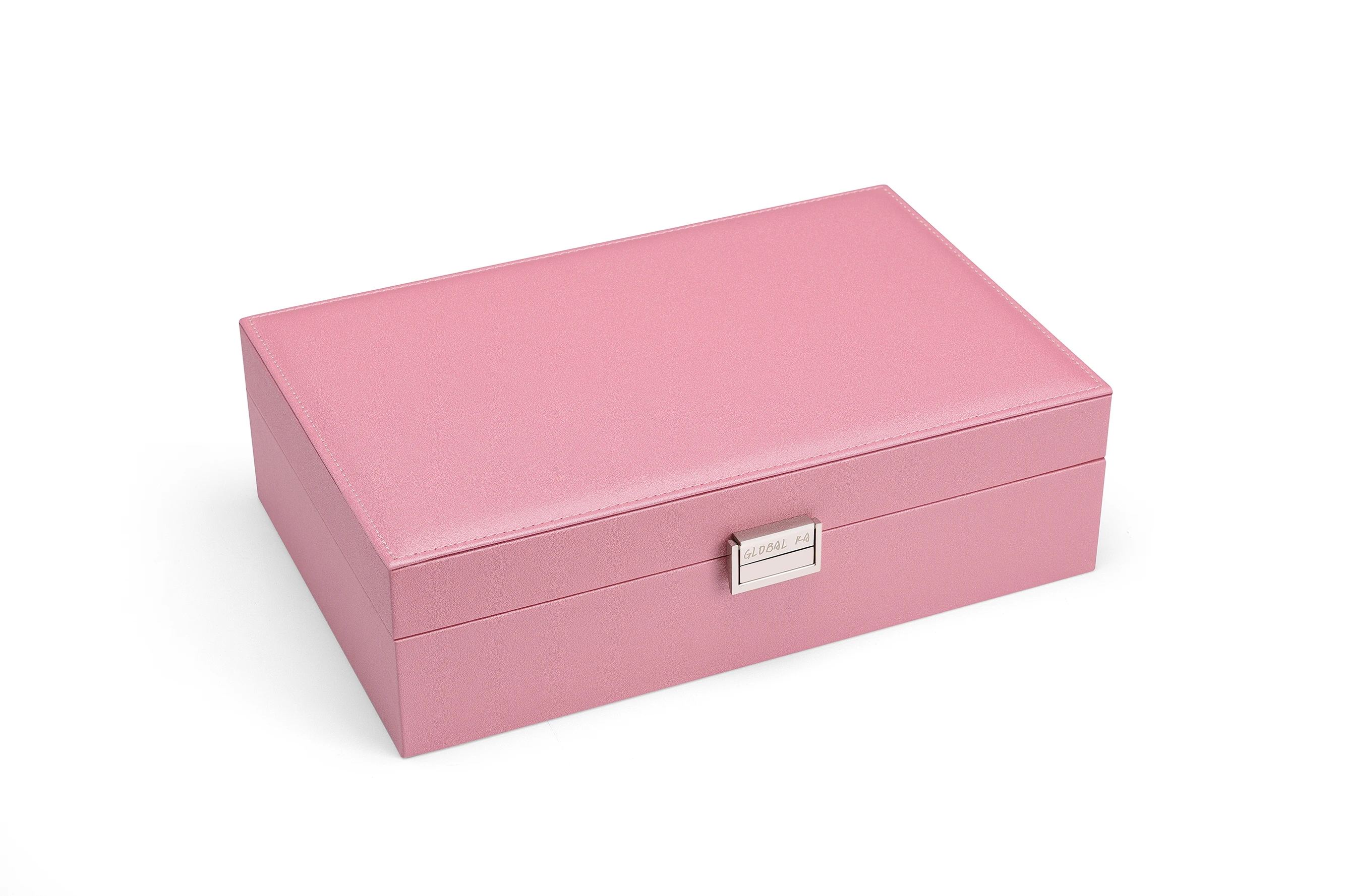 Luxury Wholesale Custom Logo Ring Earring Necklace Leather Jewelry Case Organizer Velvet Jewellery Storage Packaging Box