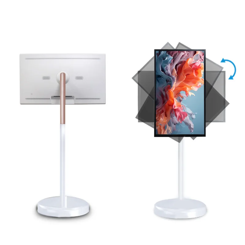 21.5 Inch Portable Android Smart Display TV Floor Standing Indoor Menu Board with USB Interface Digital Signage Displays