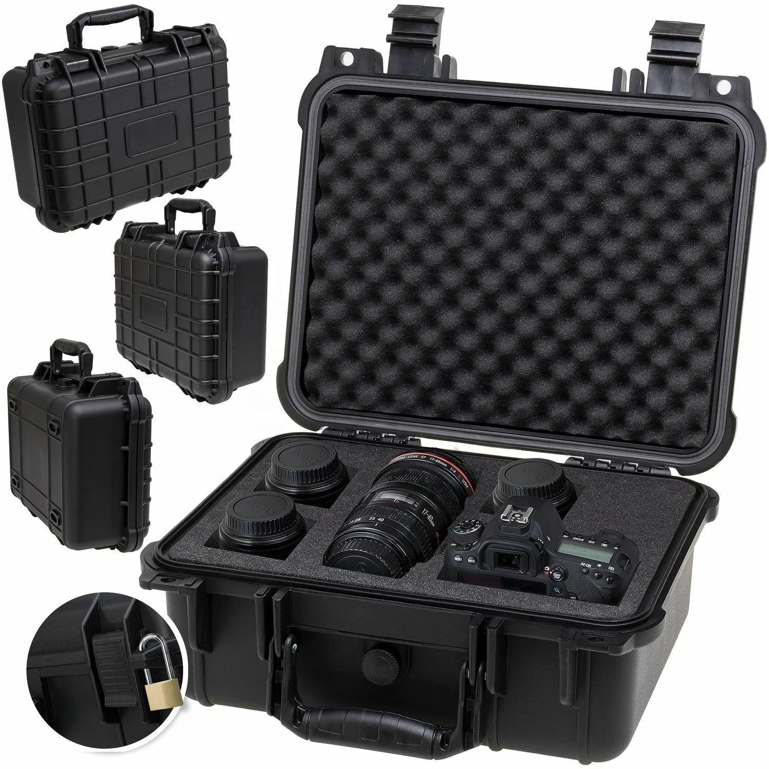 Custom color yellow plastic waterproof tool equipment case