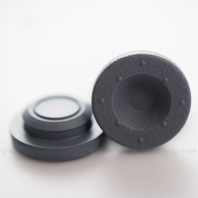 Factory Price Mouth Flat 13mm  15mm 20mm Size Custom Rubber Plug Silicon Butyl Rubber Stoppers for Medical Vial Bottles