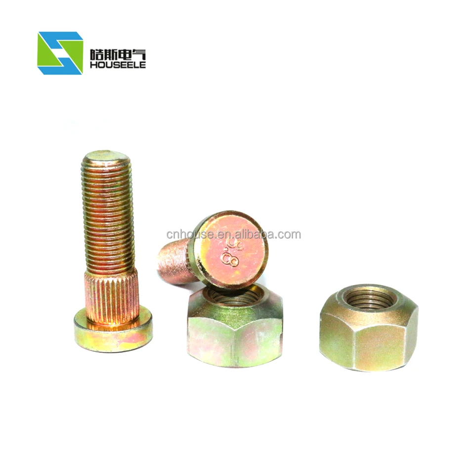 Valley style  galvanized gearbox wheel bolt