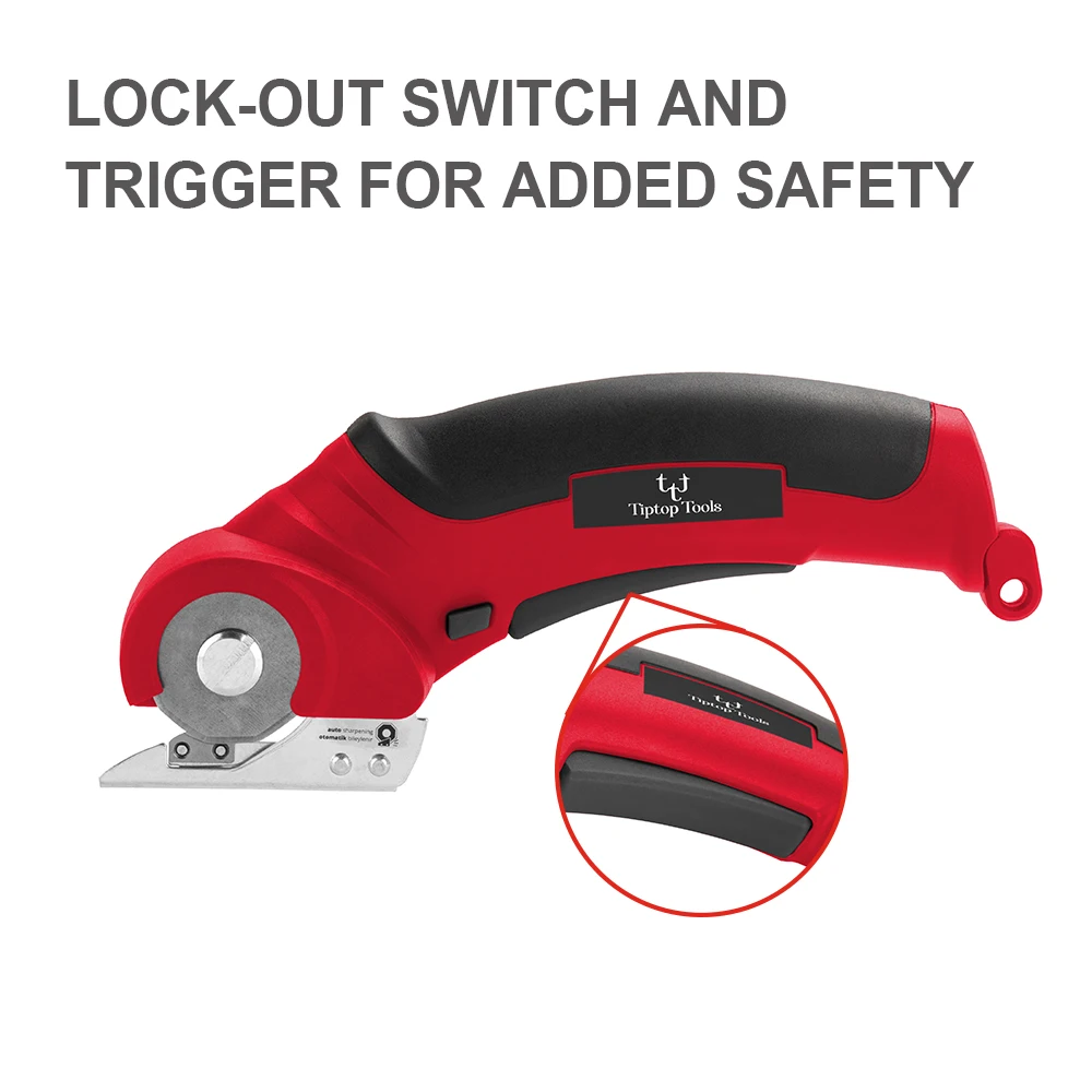 Best Selling Electric Rotary Cutter 3.6v Lithium Battery Powered Hand-held Cordless Electric Power Scissors For Fabric Carpet