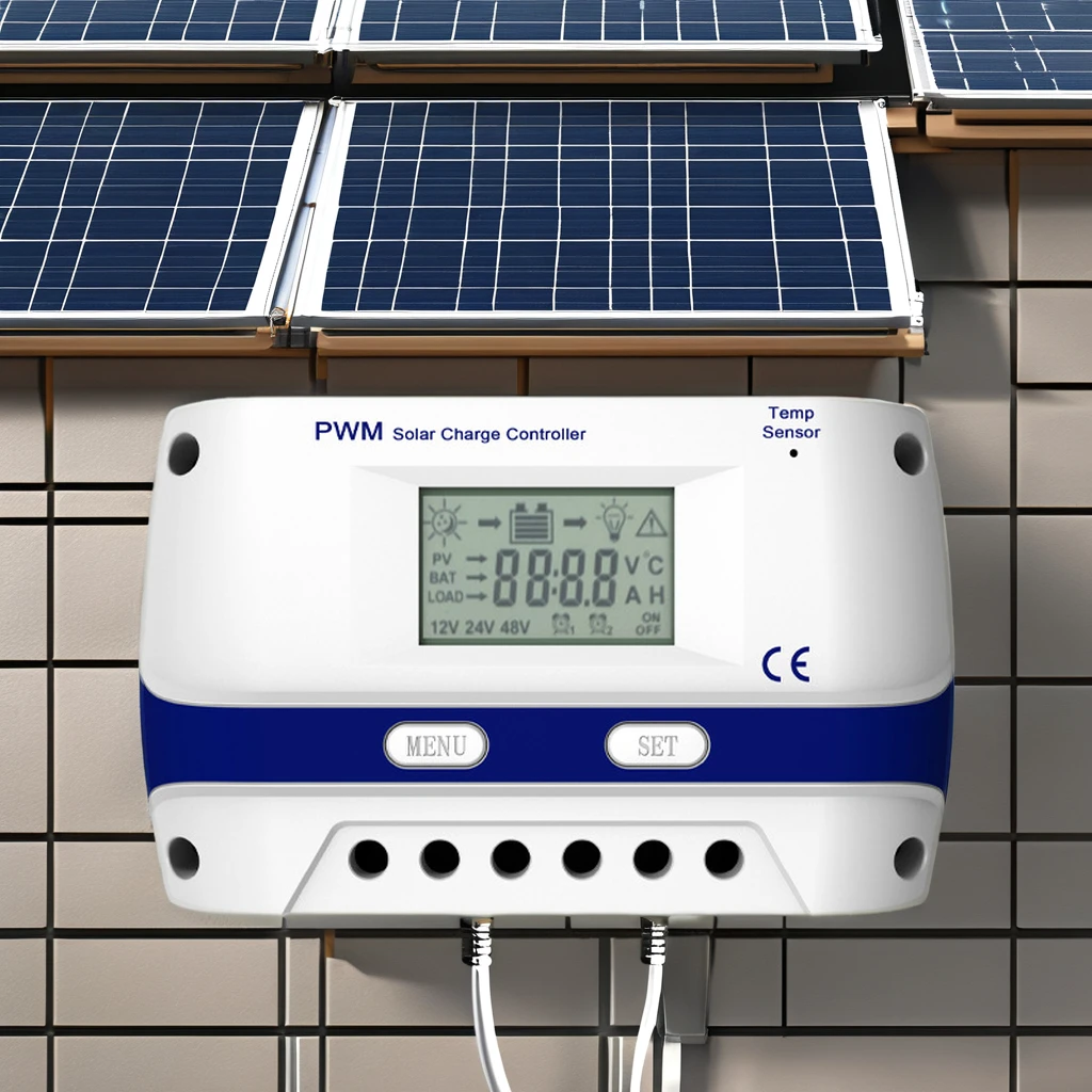 5kw Solar MPPT Auto PWM 10A Rated Current 30A 40A 50A 60A 12V/24V/36V/48V Options Collector Controller