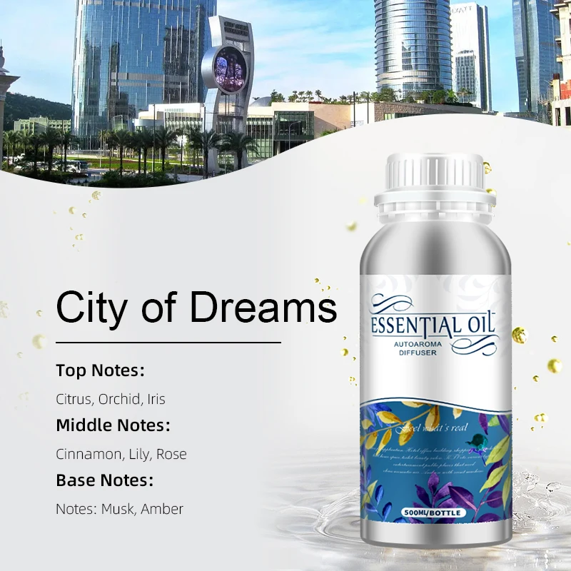 Good Price Hotel City Of Dreams Diffuser Fragrance Oil Aroma Essential Oil Scent Oil For Diffuser