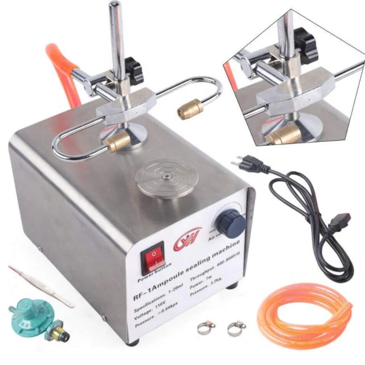 Lab Ampoule Sealing Machine RF-1 Manual Amber Vial Sealing Sealer Equipment
