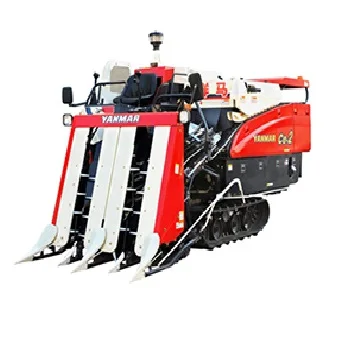 Японский Сельскохозяйственный комбайн YM AG600A, комбайн для сбора риса, рисоуборочный комбайн YM half-feed