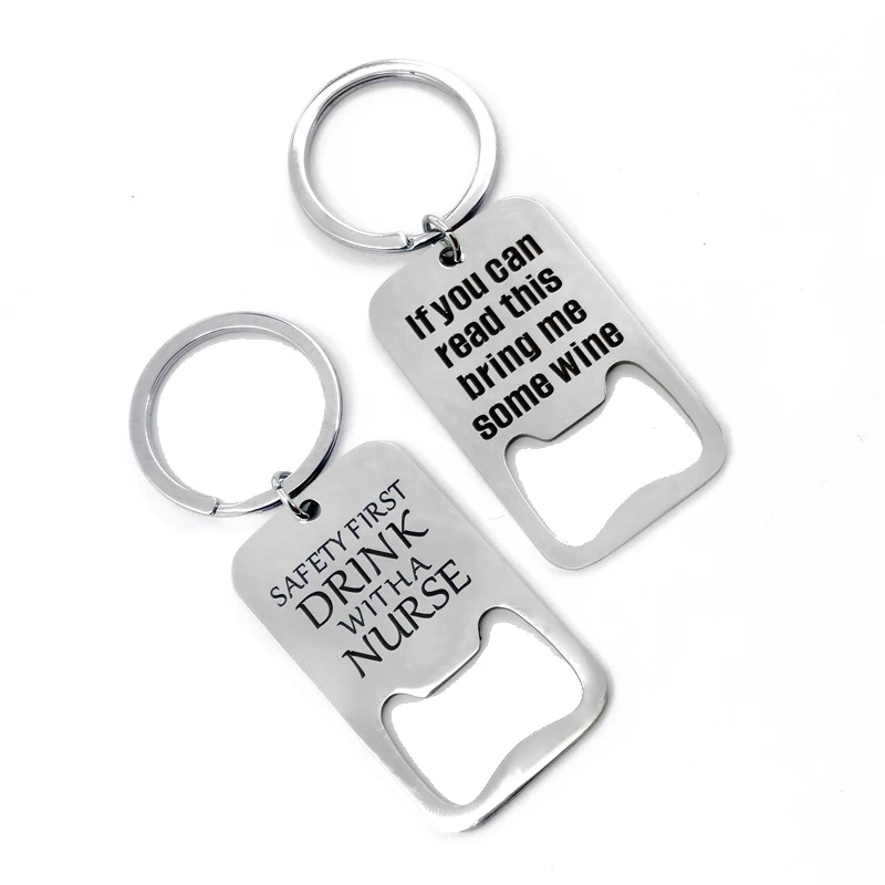 
Elegant Bridal Shower Wedding Favor Custom Logo Beer Bottle Opener 