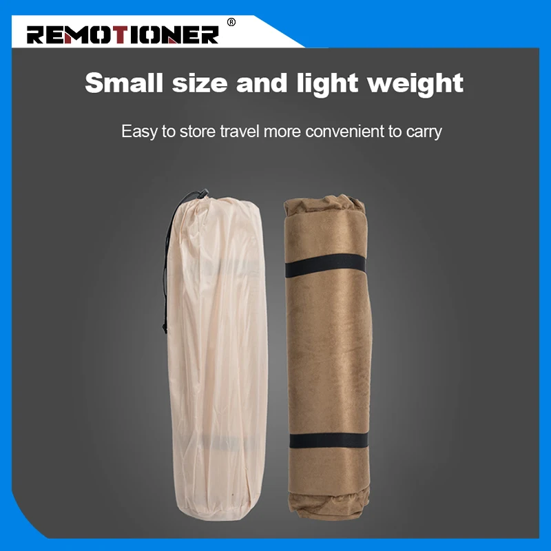 New Suede Automatic Inflatable Outdoor Portable Sleeping Pad Mattress Self-inflating Camping Mat