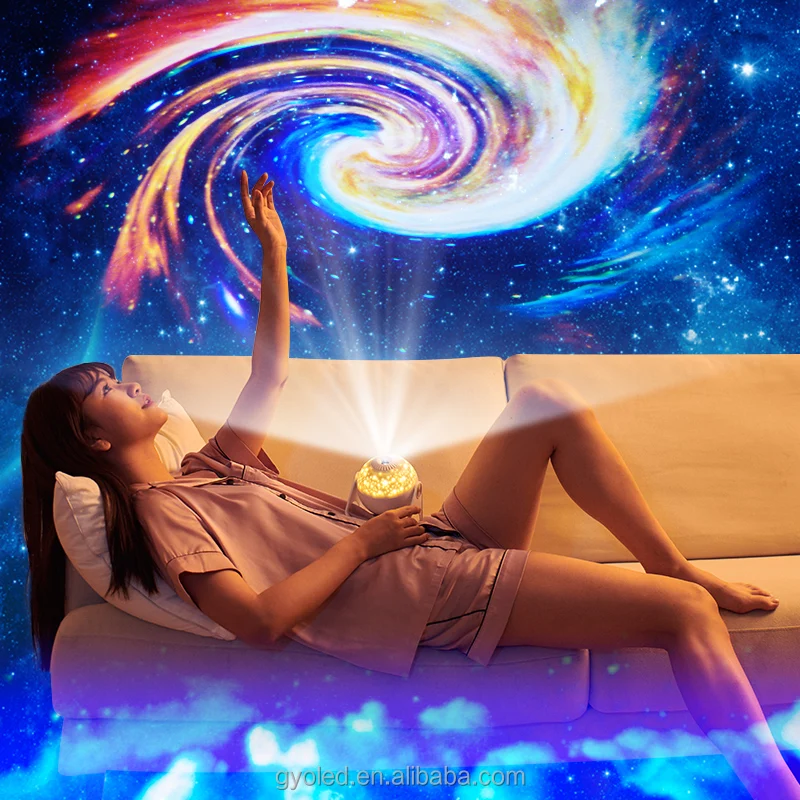 Colorlife Timed Starry Planetarium Projector Night Light Moon lamp for Kids