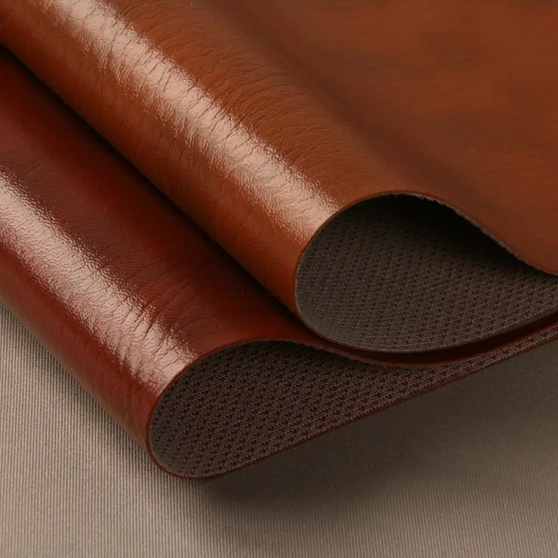 Wholesale Small Quantities Sustainable Synthetic Microfiber Leather Fabric Faux PVC Leather by the Meter