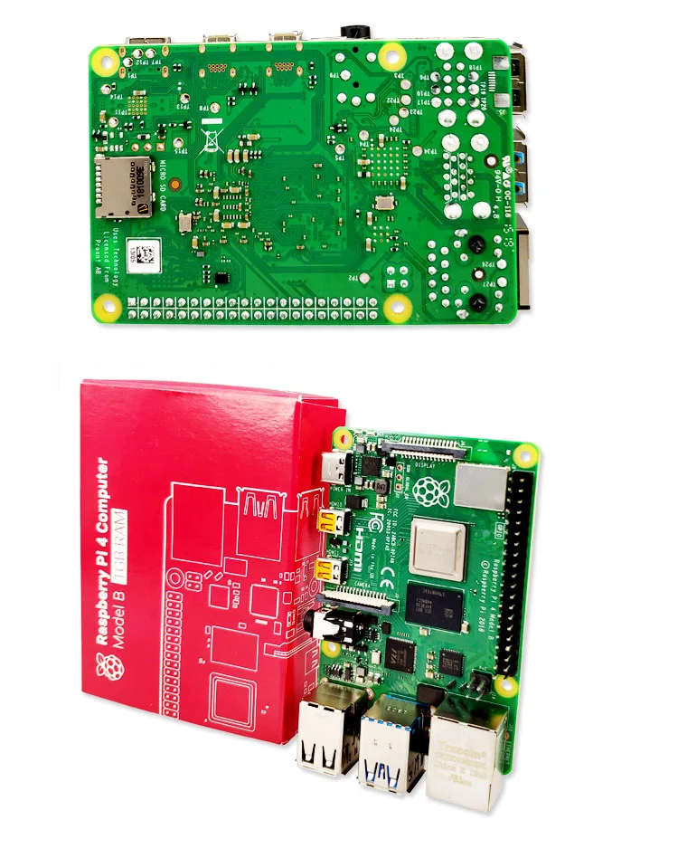  2019 new Original Official Raspberry Pi 4 Model B RAM 2G 4G 8G Core 1.5Ghz 4K Micro Pi4B 3 speed than