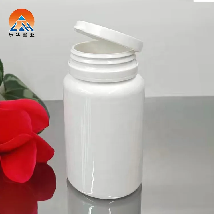 Wholesale pet empty plastic white orange green health care Pharmaceutical capsule pill single bottle with tear off lid