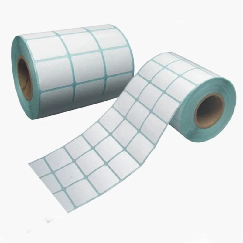 Matte White Sticker Paper 100um Digital Printing On-Demand Color Adhesive Paper for thermal label paper