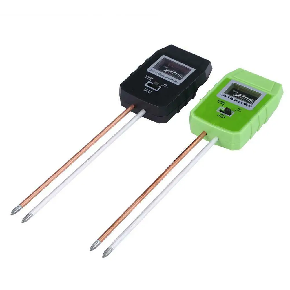 Портативный измерительный тестер pH почвы 3 в 1, измеритель интенсивности влажности и освещенности, портативный прибор для чтения почвы, acc