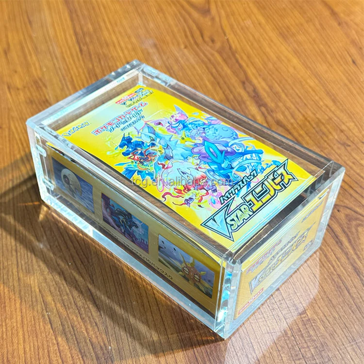 TCG высокое определение японский бустер Покемон коробка акриловая витрина для меча и щита высокого класса блестящая Звезда V