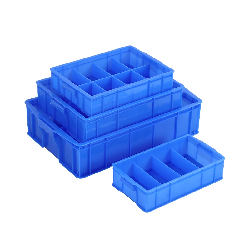 Container Turnover Crates Tote Box Transport Reasonable Price Storage Box Plastic Stackable Solid Box Bins