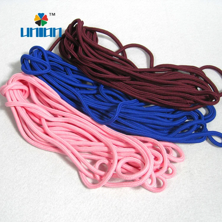 Wholesale colored double braided 6mm polyester rope for paper bag
