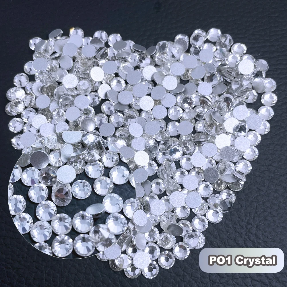 Envelope Packaging Yantuo Crystal Wholesale Quality Crystal Rhinestones Flat Back Non Hotfix Rhinestones Glass 2 Bag Lead Free