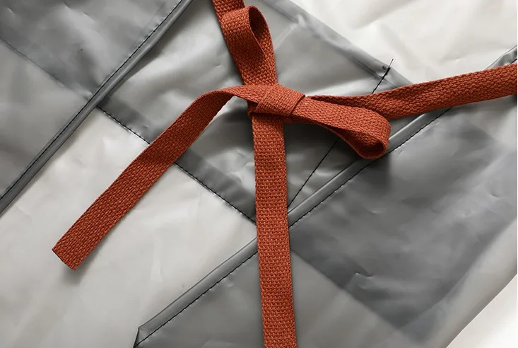 New Fashion Apron Wholesale Waterproof And Oil-proof Suspenders Overalls Household Kitchen Apron TPU Coveralls Custom Logo