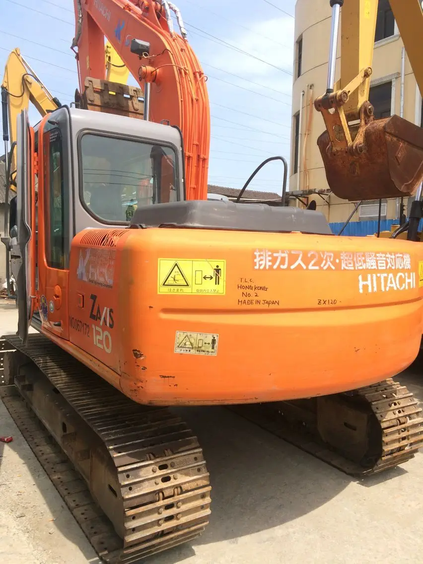 Hitachi использованный экскаватор ZX120 для продажи