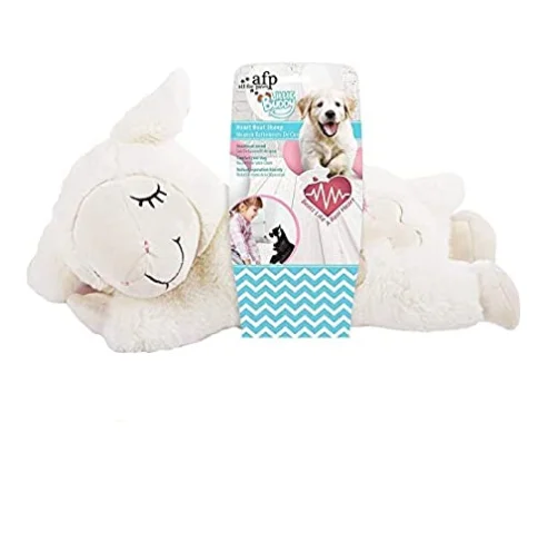 
 Мягкая игрушка для домашних животных с изображением овец и сердцебиения для снятия стресса, экологически чистая игрушка для домашних животных, забавная игрушка для собак натурального качества Y0061  