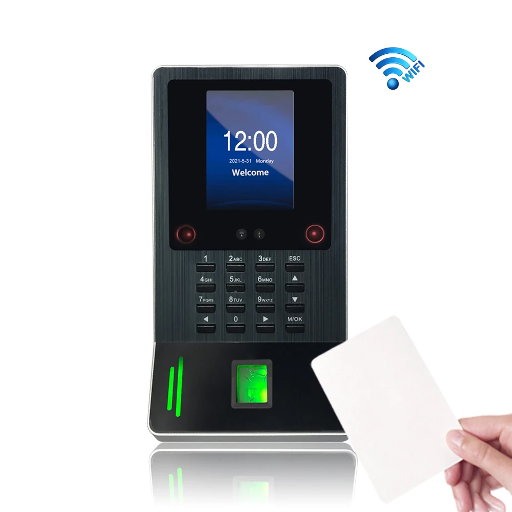 Face Biometric FingerprintAccess Control and  ID card Time Attendance Terminal with WiFi Function