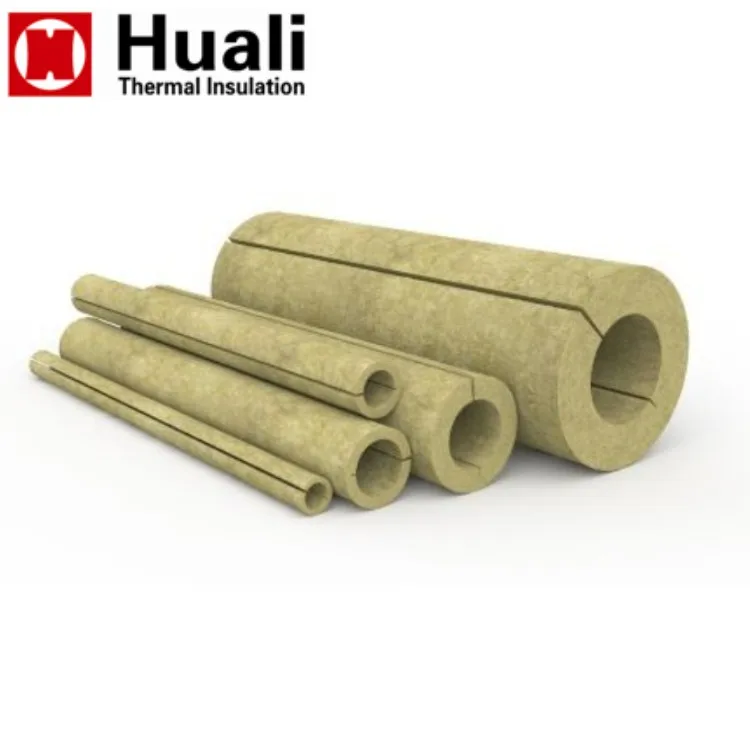 ASTM rock wool steam pipe Insulation, Mineral rock wool pipe cover