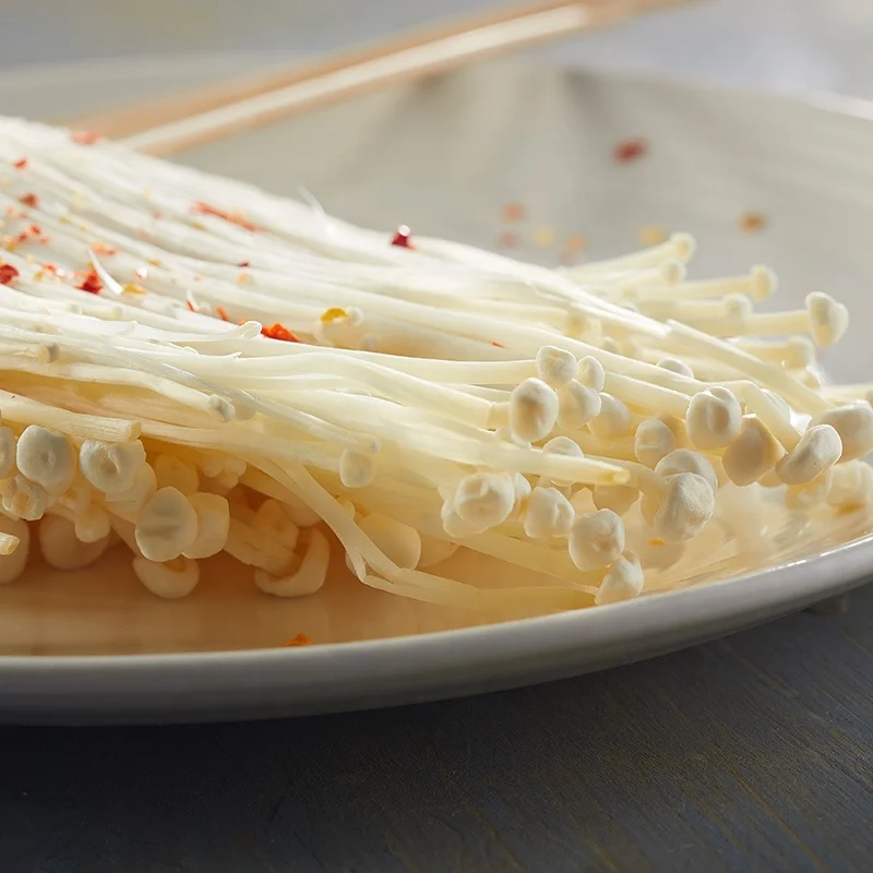 Detan безопасный Enoki Гриб из Китая свежий культивирование грибов
