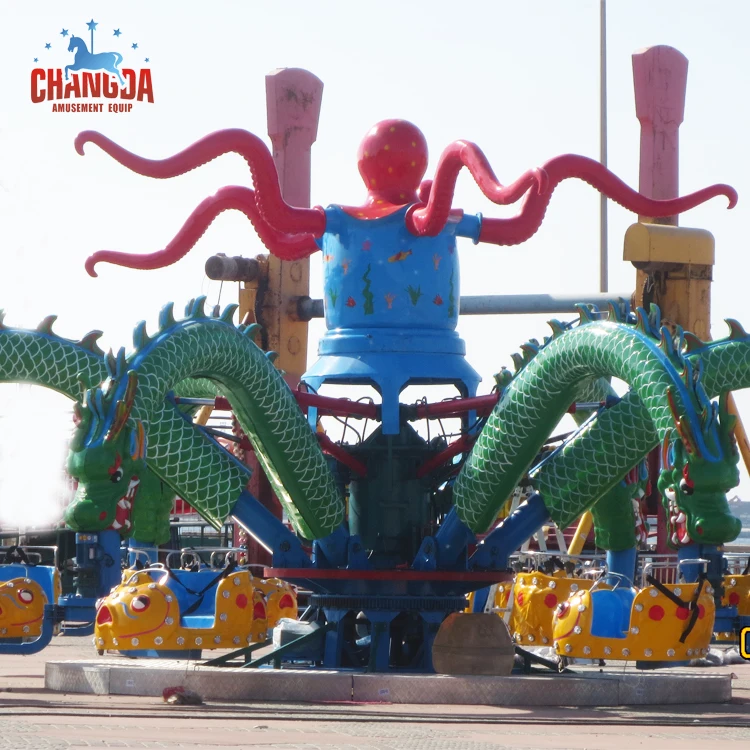 Amusement Park Giant Octopus Ride Theme Park Use Octopus Rides