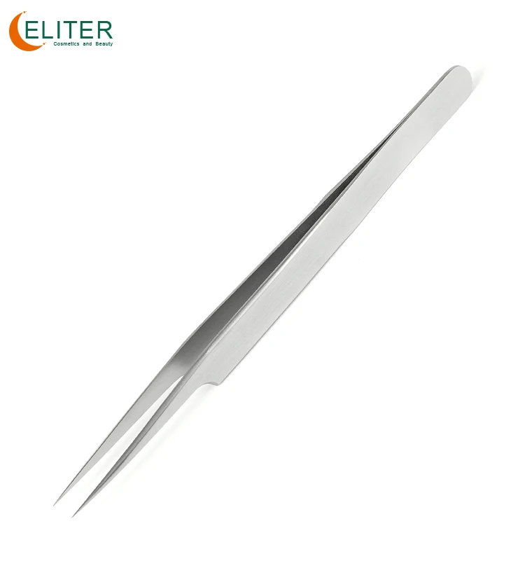 ELITER Hot In Stock Individual Classic 0.03 Volume Eyelash Extensions Tweezers Stainless Eyelash Tweezer Laah Tweezers