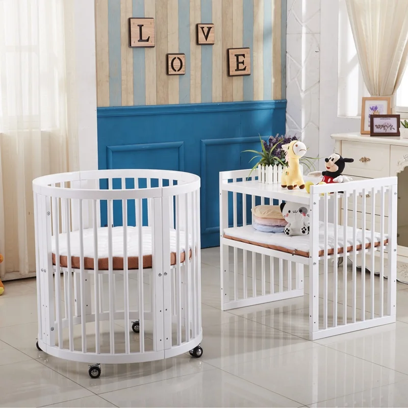 Best factory price baby crib wooden rocking crib cot cradle bed