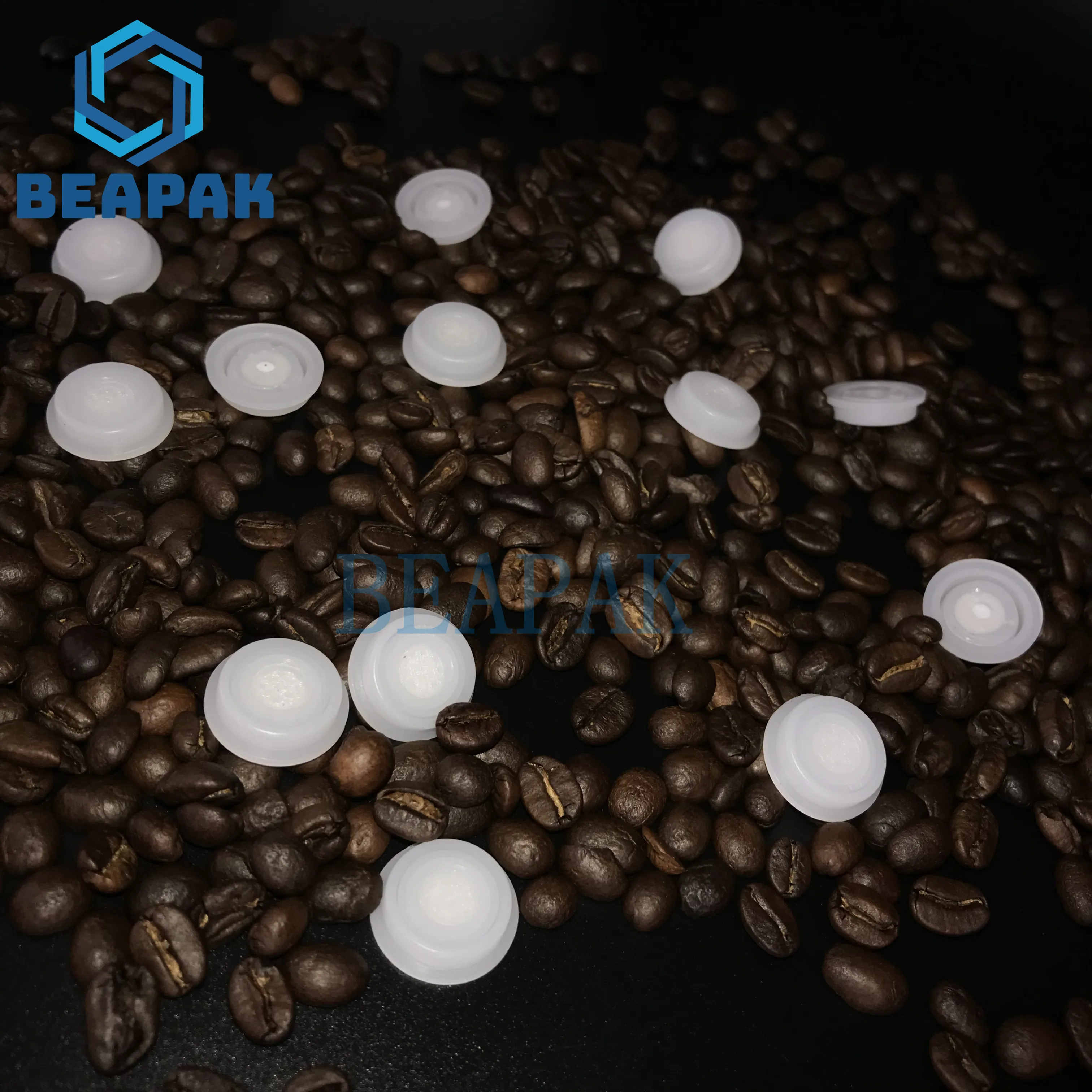 Food packaging Coffee exhaust valve one way degassing valve for coffee beans roasted packaging bags