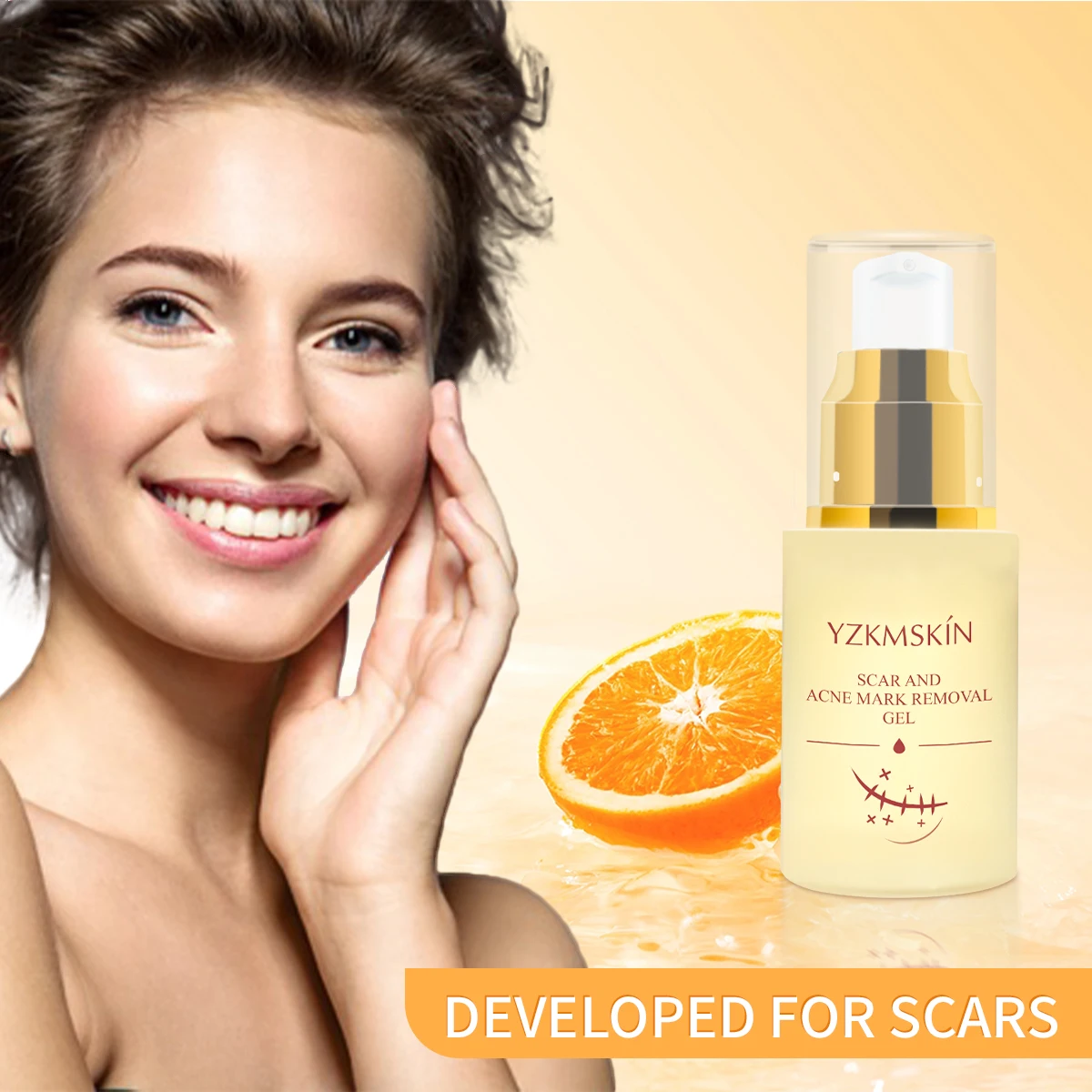 custom effective silicone dark spot repairing serum scars marks treatment products acne scar removal gel for old scars on face