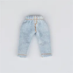 Ob11 Baby Clothes 12 Points Doll Clothes Jeans Trousers Shorts Pants Clay Head