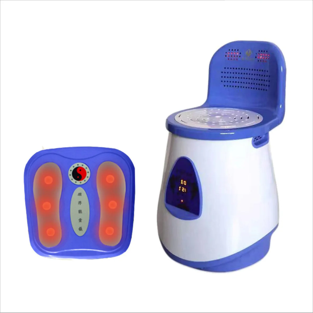 Инженерный пластмасс обеденный сидячий прибор для прогревания домашний Интеллектуальный бездымный стул спинки подогрева фумигации