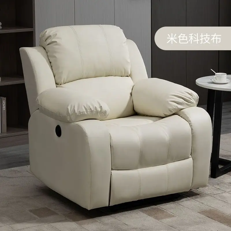 Customize Leather/PU/Fabric Material Adjustable Leisure Single Power Electric Cinema Recliner Large Sofa Chair for Commerical