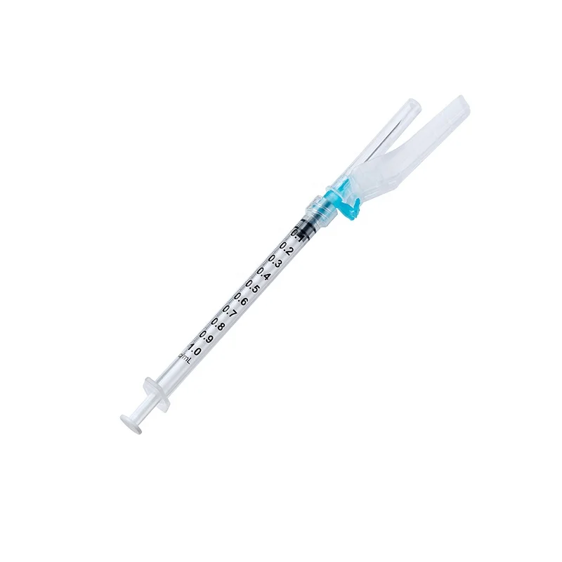 Wholesale Customized Sterile Hypodermic Luer Lock Syringe With Safety Needle