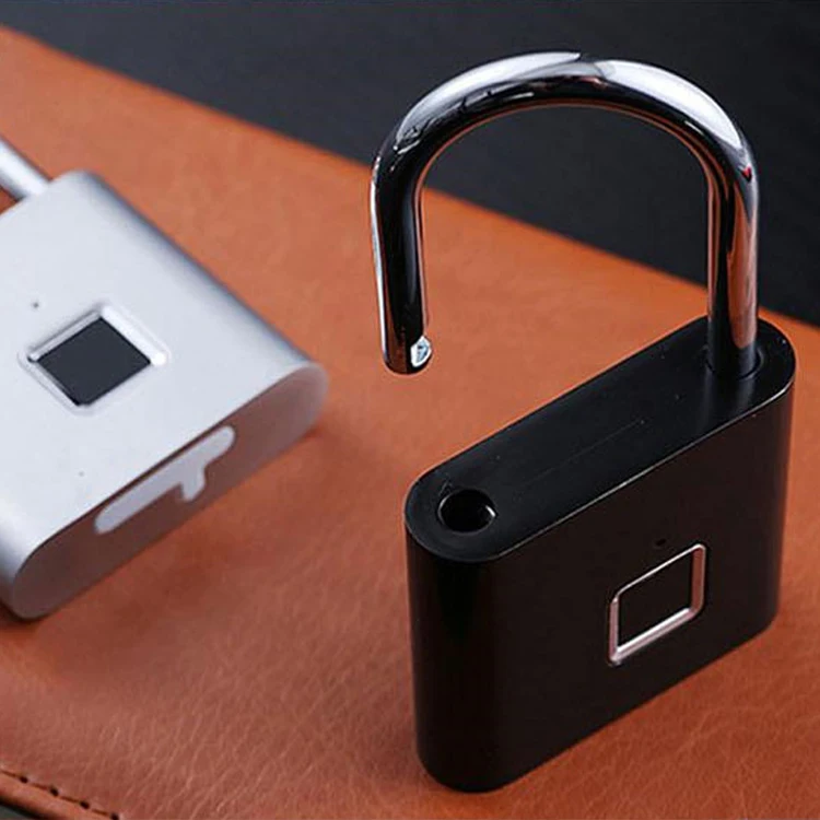 Mini New Smart Waterproof Small Fingerprint padLock For BagLuggageHandbagSafesLockerSuitcase