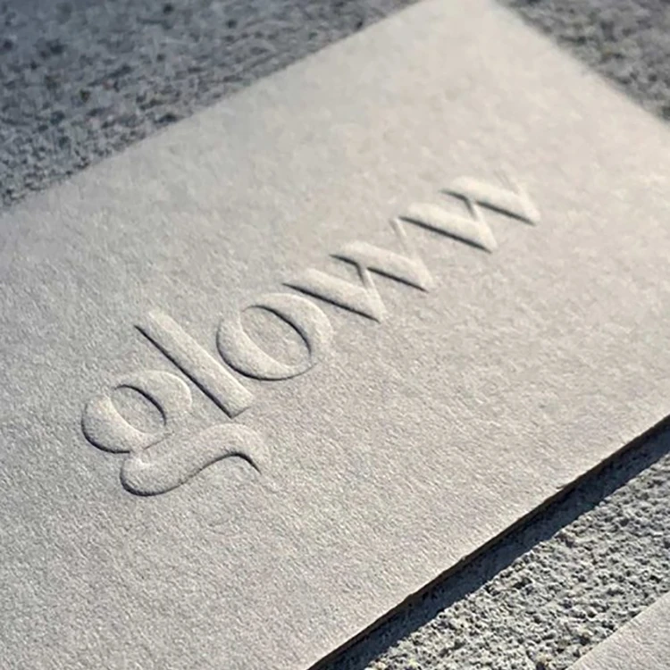 White Custom High Quality Customized Business Paper Card Printing / Thank you Card Printing