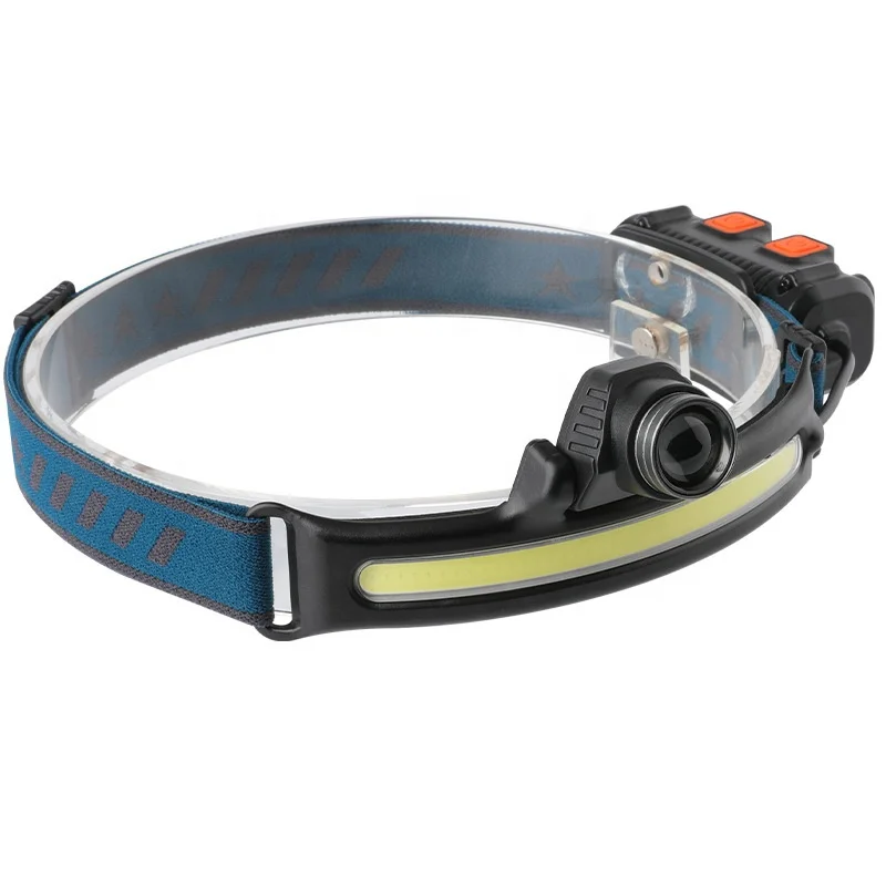 Cross border new XPG+COB floodlight sensing headlight Type-C charging outdoor zoom fishing LED Headlight