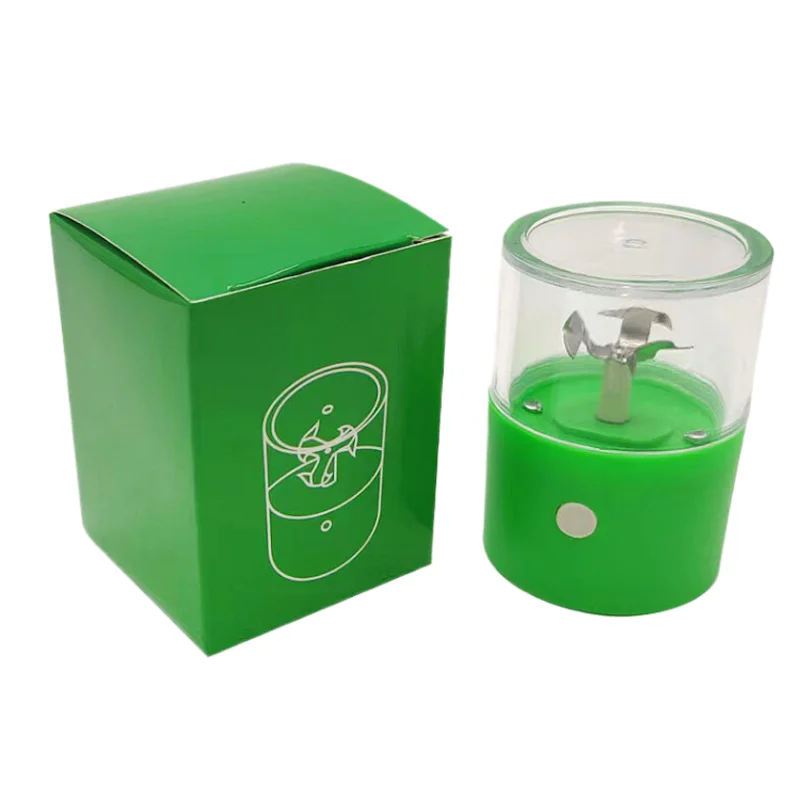 Wholesale Multi Color Portable USB Charging Automatic Herbal Dry Flowers Tea Crusher Electric Grinder Herb