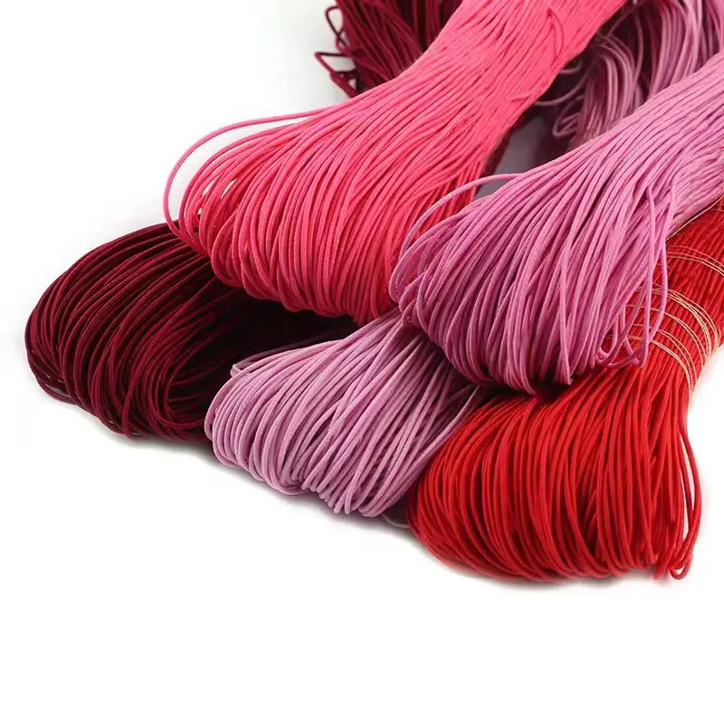 customize fabric 25 yard 1/4 inch wide 1mm 2.5mm 6mm bungee 15 mm 30 mm  bungee cord 18 inch for clothing accessories