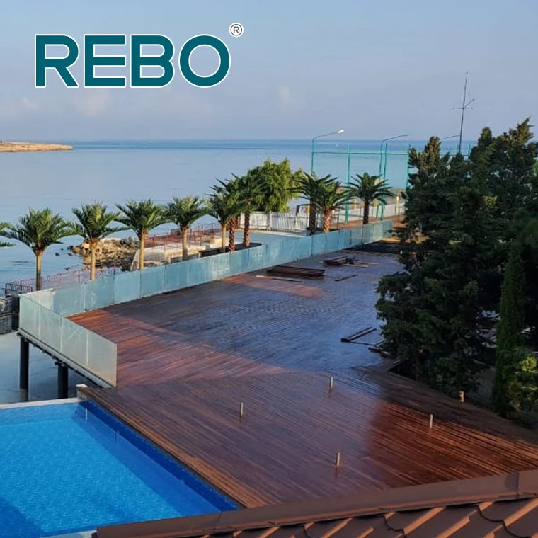 Eco forest durable bamboo engineered flooring outdoor decking