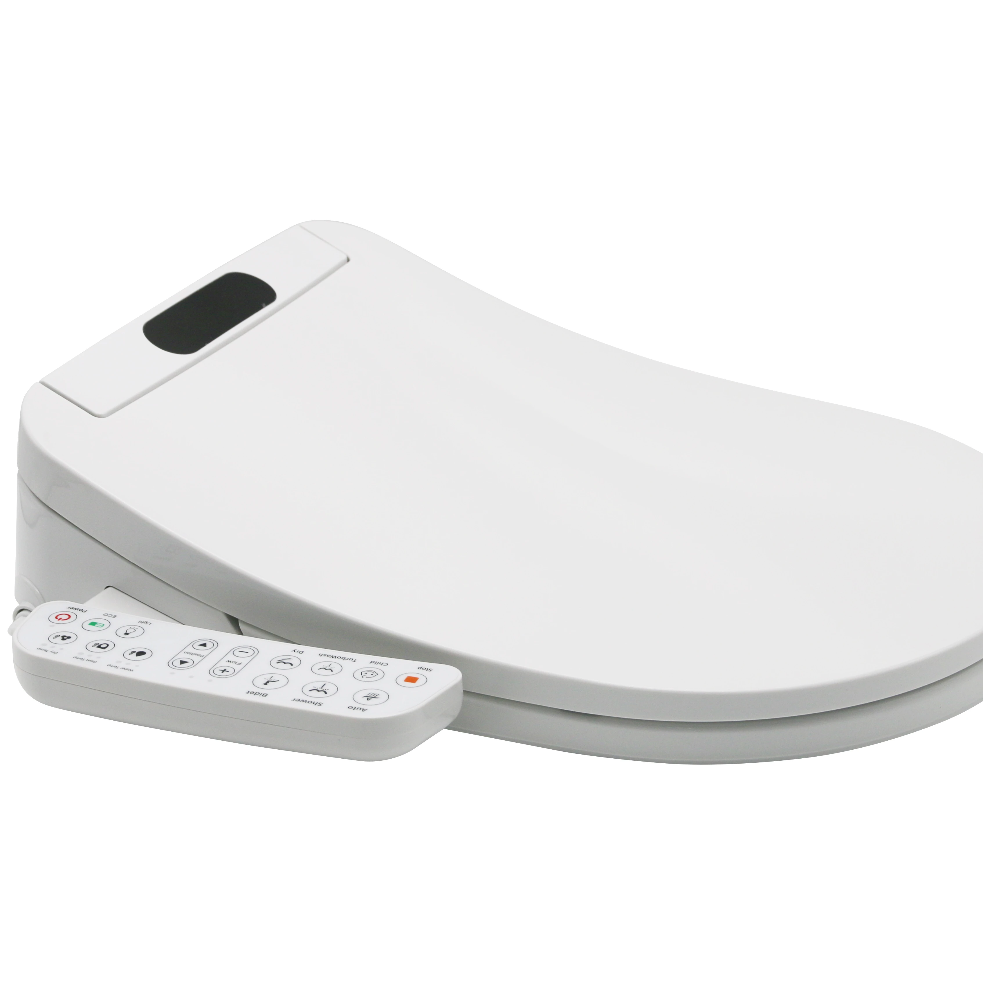 High Quality Factory U shape smart toilet with side panel  electricity smart toilet seat cover with heater