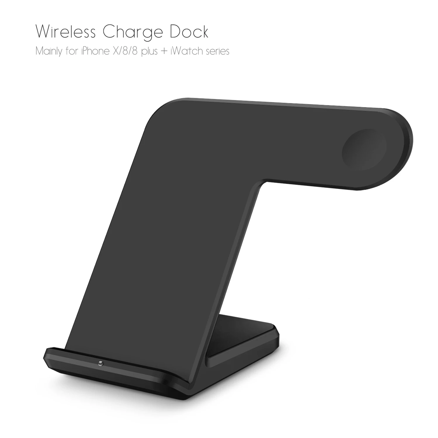 15W 2 In 1 Wireless Charging Station Fast Dual Induction Charge Stand For IPhone 12/12 Pro/12 Pro Max/12 mini/11/11