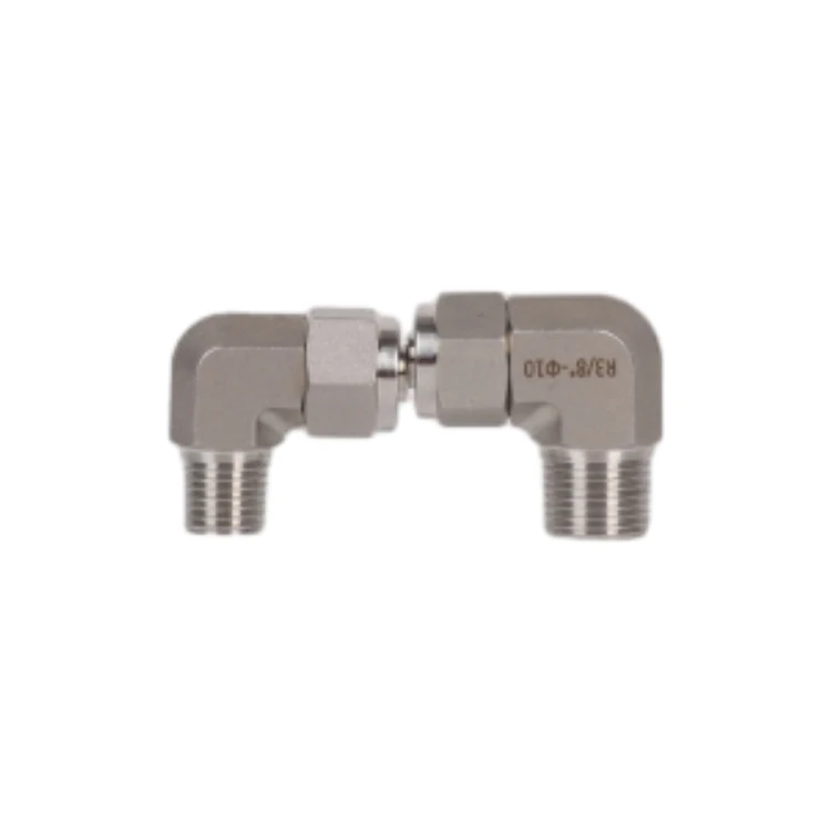 Легкая Регулировка PTFE нейлоновая трубка, быстросъемная 304/316L, нержавеющая сталь, быстросвинтовая локоть